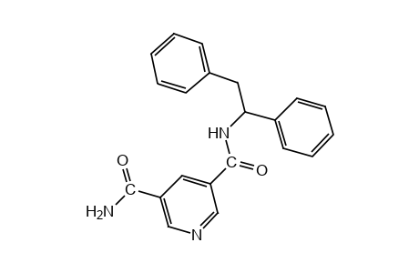 N-(1,2-DIPHENYLETHYL)-3,5-PYRIDINEDICARBOXAMIDE