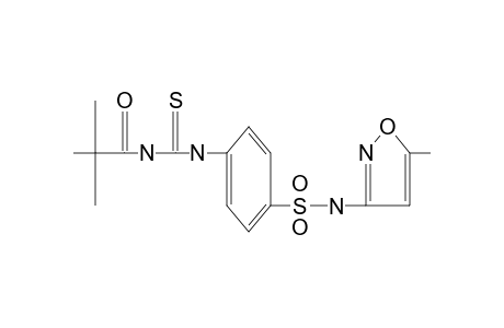 1-{p-[(5-methyl-3-isoxazolyl)sulfomoyl]phenyl}-3-pivaloyl-2-thiourea