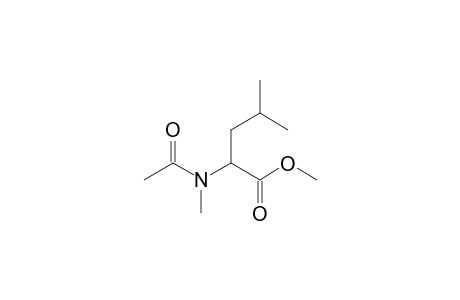 Methyl 2-(N-Acetyl-N-methyl)amino-4-methylpentanoate