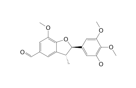 OBOVATINAL;(2S,3S)-2,3-DIHYDRO-2-(4,5-DIMETHOXY-3-HYDROXYPHENYL)-5-FORMYL-7-METHOXY-3-METHYL-BENZOYLFURAN