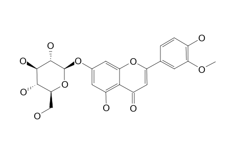 CHRYSOERIOL-7-GLUCOPYRANOSIDE