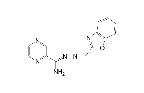 2-Pyrazinecarbox-N1-(2-benzoxazolylmethylene)amidrazone