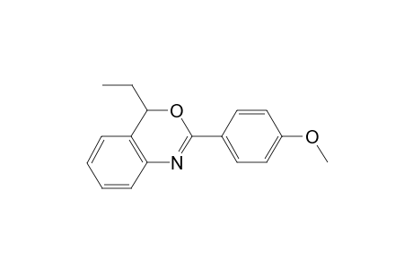 4-Ethyl-2-(4-methoxyphenyl)-4H-3,1-benzoxazine