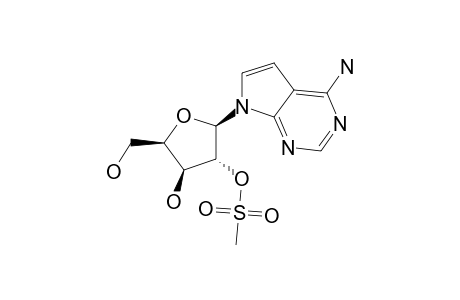 7H-Pyrrolo[2,3-D]pyrimidin-4-amine, 7-[2-o-(methylsulfonyl)-.beta.-D-xylofuranosyl]-