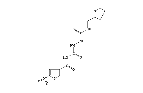 6-(5-nitro-3-thenoyl)-1-(tetrahydrofurfuryl)-2-thiobiurea