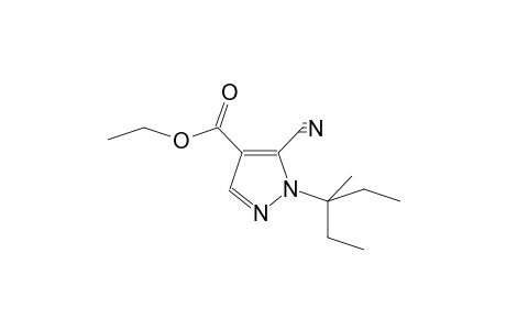 5-cyano-1-(1-ethyl-1-methyl-propyl)pyrazole-4-carboxylic acid ethyl ester
