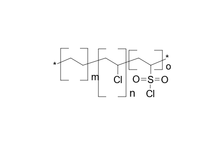 Polyethylene, chlorosulfonated