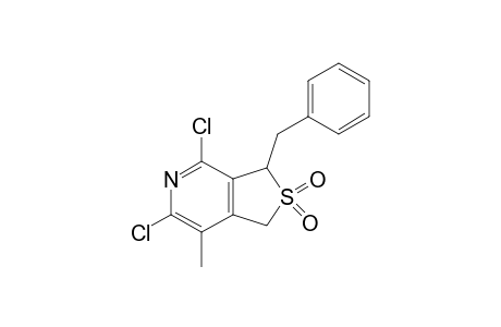 3-(benzyl)-4,6-dichloro-7-methyl-1,3-dihydrothieno[4,3-d]pyridine 2,2-dioxide