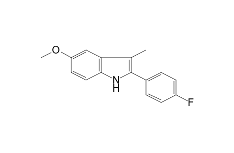 1H-Indole, 2-(4-fluorophenyl)-5-methoxy-3-methyl-