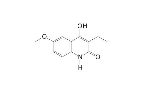 3-ethyl-4-hydroxy-6-methoxycarbostyril