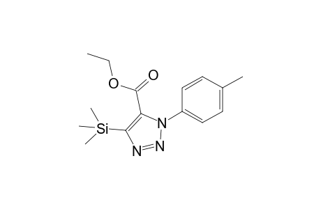 Ethyl 1-(4-tolyl)-4-(trimethylsilyl)-1H-1,2,3-triazole-5-carboxylate