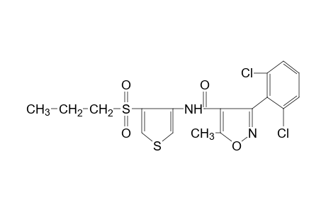3-(2,6-dichlorophenyl)-5-methyl-N-[4-(propylsulfonyl)-3-thienyl]-4-isoxazolecarboxamide