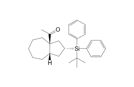 1-[(2R,3aS,8aS)-2-[tert-butyl(diphenyl)silyl]-2,3,4,5,6,7,8,8a-octahydro-1H-azulen-3a-yl]ethanone