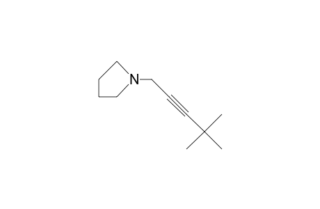 1-(4,4-Dimethyl-pent-2-ynyl)-pyrrolidine