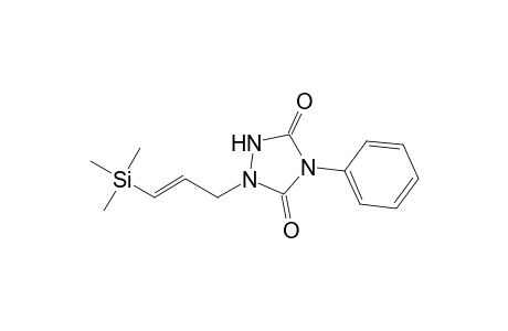 4-Phenyl-1-[(E)-3-trimethylsilylallyl]-1,2,4-triazolidine-3,5-dione