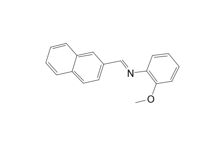 Benzenamine, 2-methoxy-N-(2-naphthylmethylidene)-