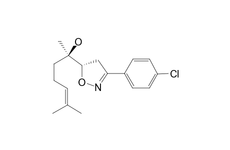 (R)-2-[(S)-3-(4-CHLOROPHENYL)-4,5-DIHYDRO-ISOXAZOL-5-YL]-6-METHYL-HEPT-5-EN-2-OL