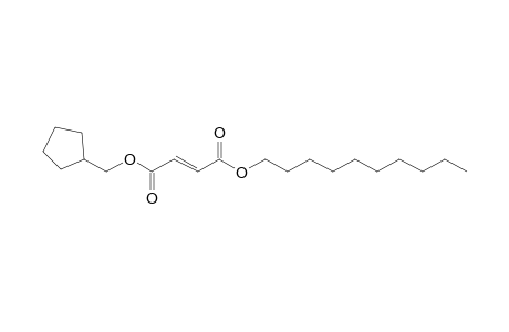 Fumaric acid, cyclopentylmethyl decyl ester