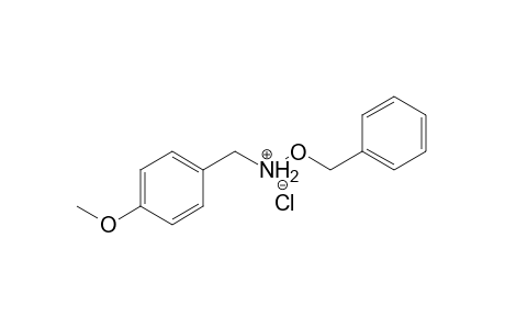 N-(p-Methoxybenzyl)-O-benzylhydroxyammonium chloride