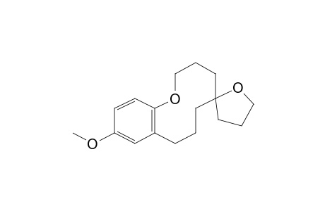 10-Methoxy-3,4,4',5',7,8-hexahydro-2H,3'H,6H-spiro[benzo[B]oxecine-5,2'-furan]