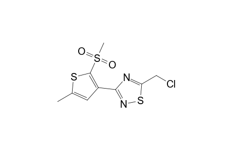 3-[2'-(Methylsulfonyl)-5'-methyl-3'-thienyl]-5-chloromethyl-1,2,4-thiadiazole