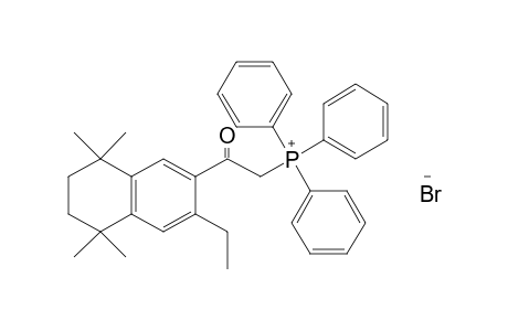 {[3-ethyl-5,6,7,8-tetrahydro-5,5,8,8-tetramethyl-2-naphthyl)carbonyl]methyl}triphenylphosphonium bromide