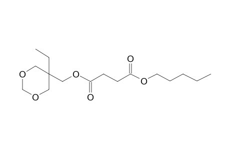 Succinic acid, (5-ethyl-1,3-dioxan-5-yl)methyl pentyl ester