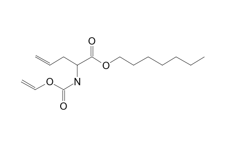 2-Aminopent-4-enoic acid, N-vinyloxycarbonyl-, heptyl ester