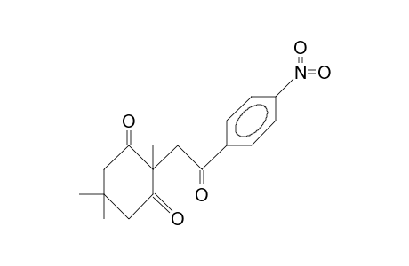 2,5,5-TRIMETHYL-2-(PARA-NITRO)-ACETOPHENYL-CYCLOHEXA-1,3-DIONE