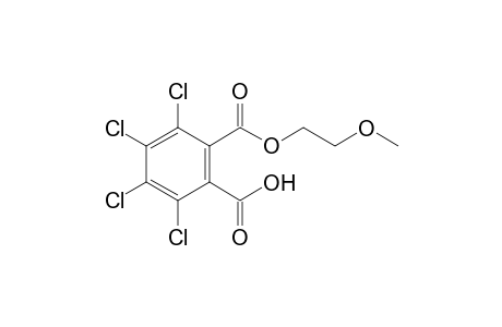 tetrachlorophthalic acid, mono(2-methoxyethyl)ester