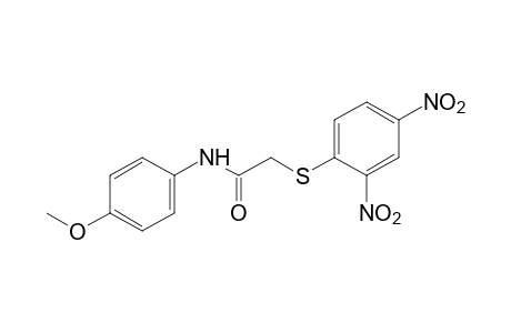 2-[(2,4-dinitrophenyl)thio]-p-acetanisidide