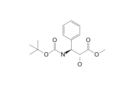 (2R,3S)-2-hydroxy-3-[[(2-methylpropan-2-yl)oxy-oxomethyl]amino]-3-phenylpropanoic acid methyl ester