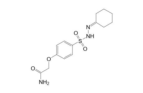 p-(Carbamoylmethoxy)benzenesulfonic acid, cyclohexylidenehydrazide