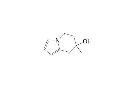 7-Methyl-5,6,7,8-tetrahydro-7-indolizinol