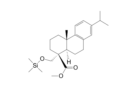 Methyl 7-.alpha.-TMS-hydroxy-8,11,13-tridehydroabiet-19-ate