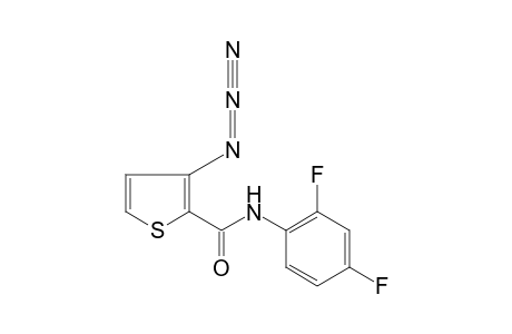 3-azido-2',4'-difluoro-2-thiophenecarboxanilide