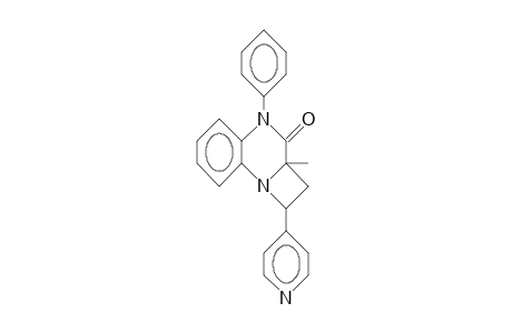 1a-Methyl-9-phenyl-3-(4-pyridyl)-azetidino(C)quinoxalin-1-one