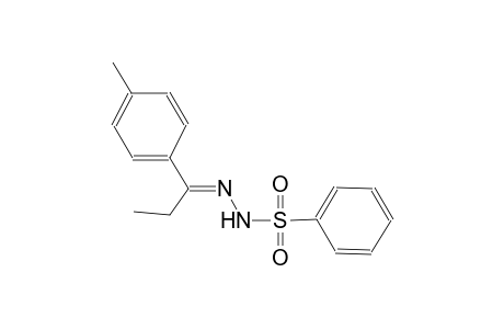 N'-[(E)-1-(4-methylphenyl)propylidene]benzenesulfonohydrazide