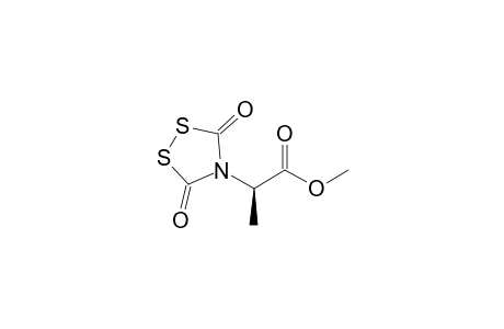 (R)-2-(3,5-Dioxo-1,2,4-dithiazolidin-4-yl)propionoic acid methyl ester