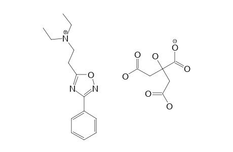 5-[2-(dimethylamino)ethyl]-3-phenyl-1,2,4-oxadiazole, citrate (1:1)