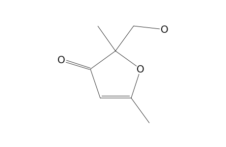2,5-dimethyl-2-(hydroxymethyl)-3(2H)-furanone