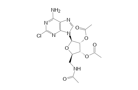 2',3'-Di-O-acetyl-5'-N-acetyl-5'-amino-2-chloro-5'-deoxyadenosine