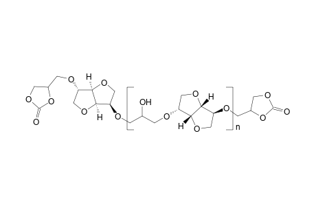 Polyisosorbide bis cyclo carbonate