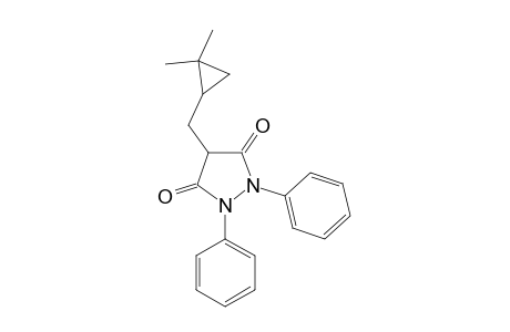 4-[(2,2-dimethylcyclopropyl)methyl]-1,2-diphenyl-3,5-pyrazolidinedione