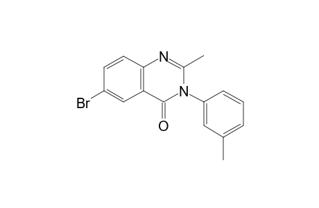 6-bromo-2-methyl-3-(3-methylphenyl)-4(3H)-quinazolinone