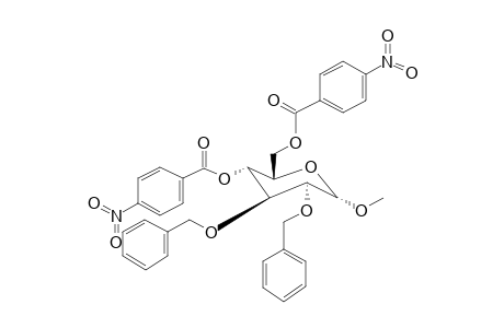 Methyl 2,3-dibenzyl-4,6-di-p-nitrobenzoyl-.alpha.-D-glucoside