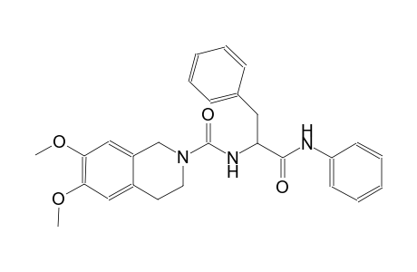 2(1H)-isoquinolinecarboxamide, 3,4-dihydro-6,7-dimethoxy-N-[(1S)-2-oxo-2-(phenylamino)-1-(phenylmethyl)ethyl]-