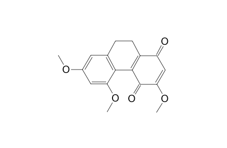 9,10-DIHYDRO-3,5,7-TRIMETHOXY-1,4-PHENANTHRENQUINONE