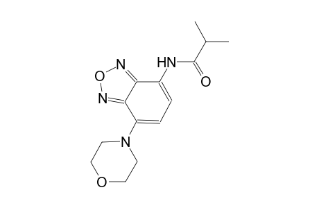 2-methyl-N-[7-(4-morpholinyl)-2,1,3-benzoxadiazol-4-yl]propanamide