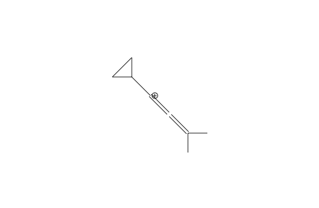 1-Cyclopropyl-3-methyl-1,2-butadienyl cation